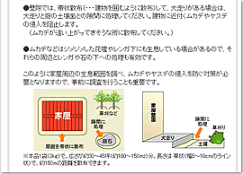 殺虫剤の施工方法から取り扱い方法までしっかりとアドバイス